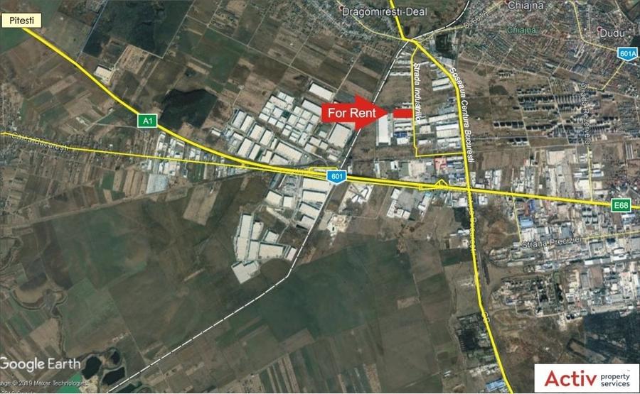 Spațiu industrial, de 8,750 mp, în Industriilor