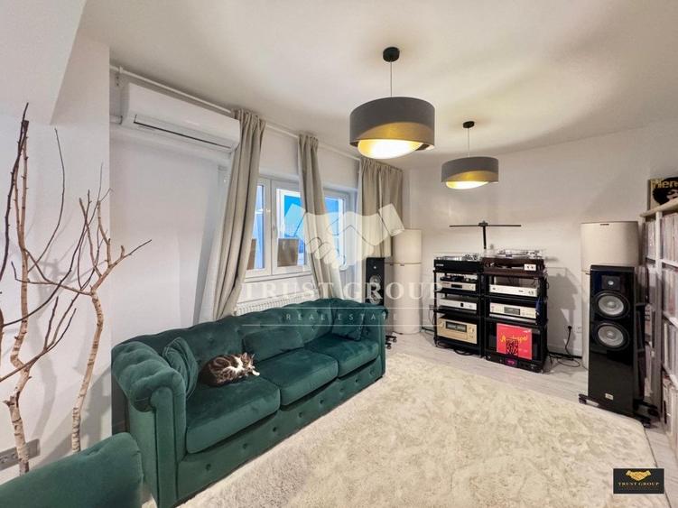 Apartament cu 5 camere decomandat, mobilat în Dorobanți
