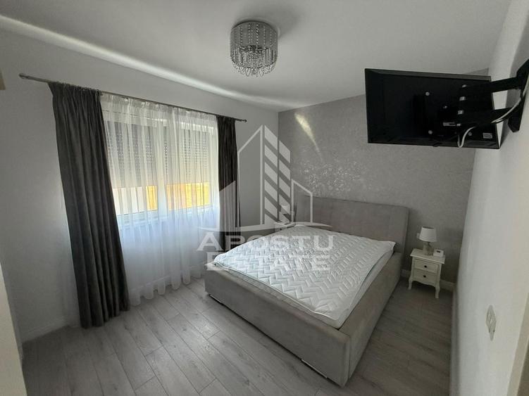 Apartament cu 2 camere semidecomandat, mobilat în Giroc