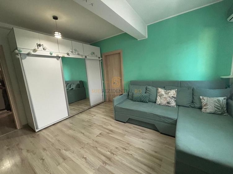 Apartament cu 2 camere semidecomandat, mobilat în Exterior Est