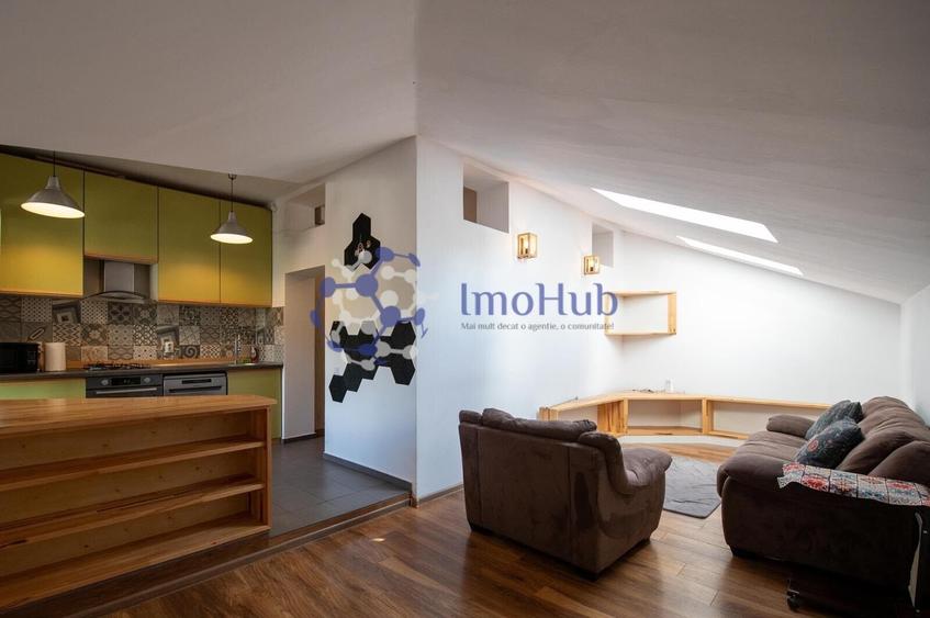 Apartament cu 2 camere, mobilat în Arcu