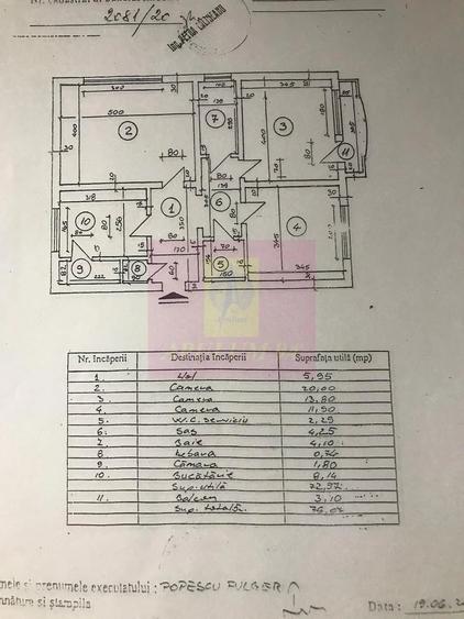 Apartament cu 3 camere decomandat în 13 Septembrie