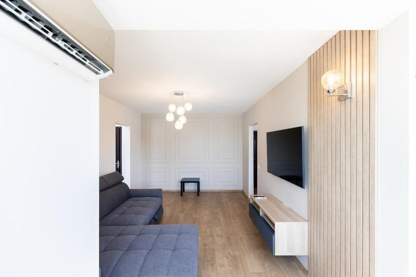 Apartament cu 2 camere, mobilat în Banu Manta