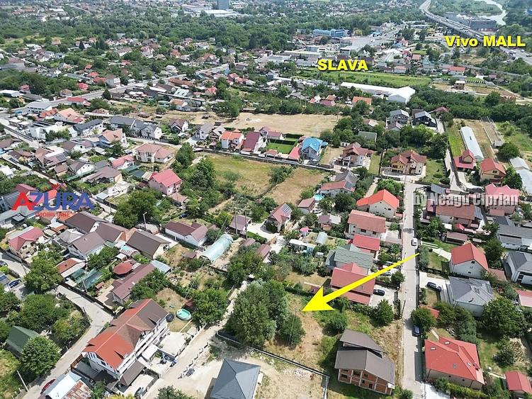 Teren intravilan 913 mp, zona Cristal Pitesti | Deschidere 26m - 1