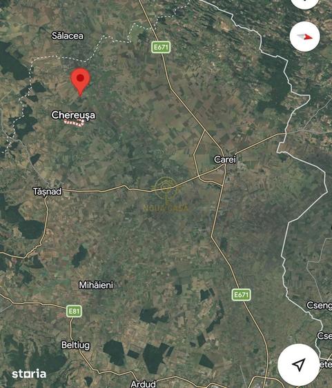 Casă cu 2 camere cu Teren 750 Mp în Santău