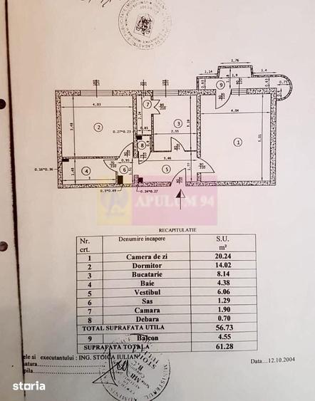 Apartament cu 2 camere decomandat, mobilat în Nerva Traian