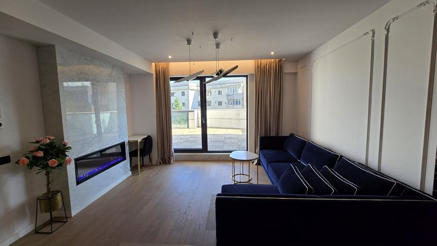 Apartament cu 2 camere semidecomandat, mobilat în Aviației