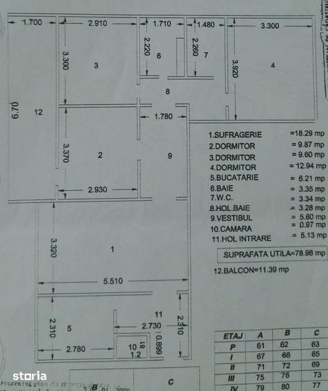 Apartament cu 4 camere semidecomandat în Țiglina 3