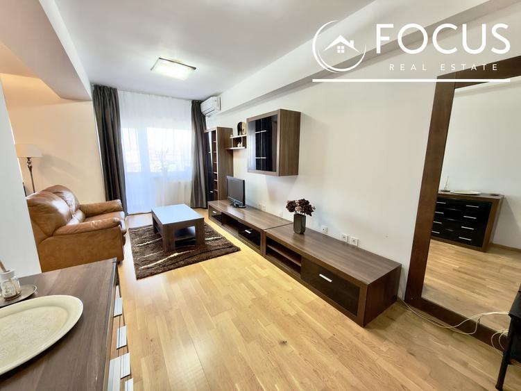 Apartament cu 2 camere semidecomandat, mobilat în Eminescu