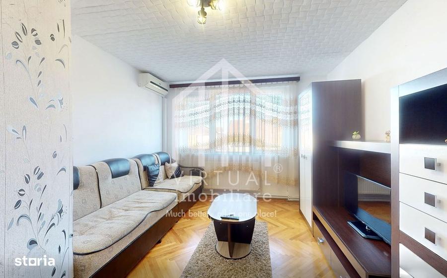 Apartament cu 2 camere decomandat, mobilat în Ștefan cel Mare