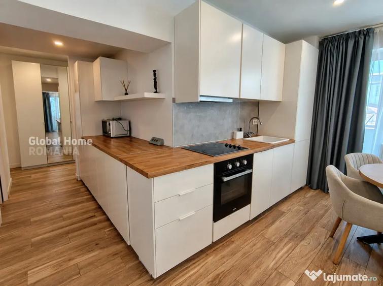 Apartament cu 3 camere semidecomandat, mobilat în Victoriei
