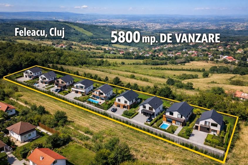 Teren agricol intravilan de 5800 mp, în Feleacu