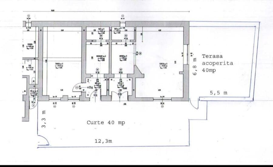 Apartament cu 4 camere în Central
