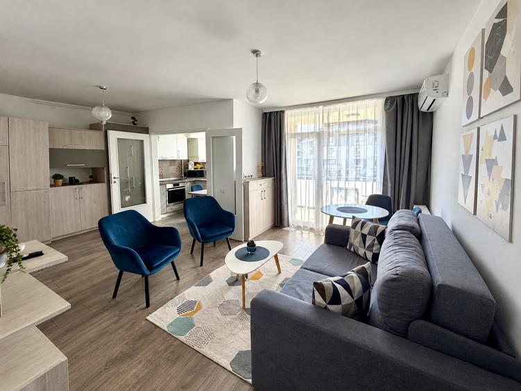 Apartament cu 2 camere semidecomandat, mobilat în Telegrafului
