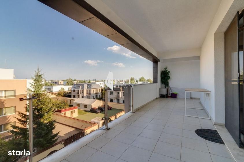 PENTHOUSE! 3 camere, TERASA 60 mp, Piscina, 2x PARCARE! - 9