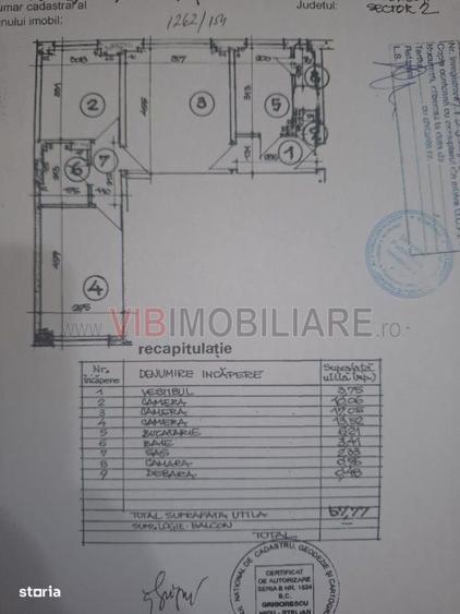 Apartament cu 3 camere în Mihai Bravu