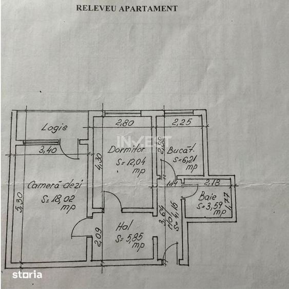 Apartament cu 2 camere decomandat în Alexandru cel Bun