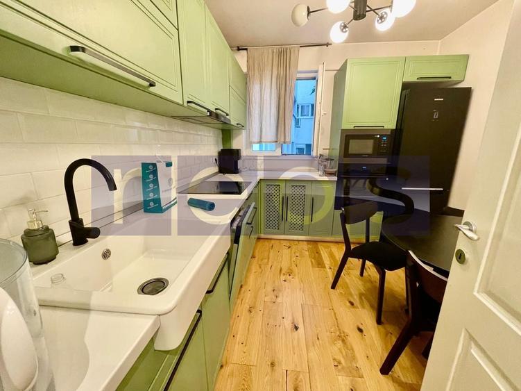 Apartament cu 2 camere semidecomandat, mobilat în Dorobanți