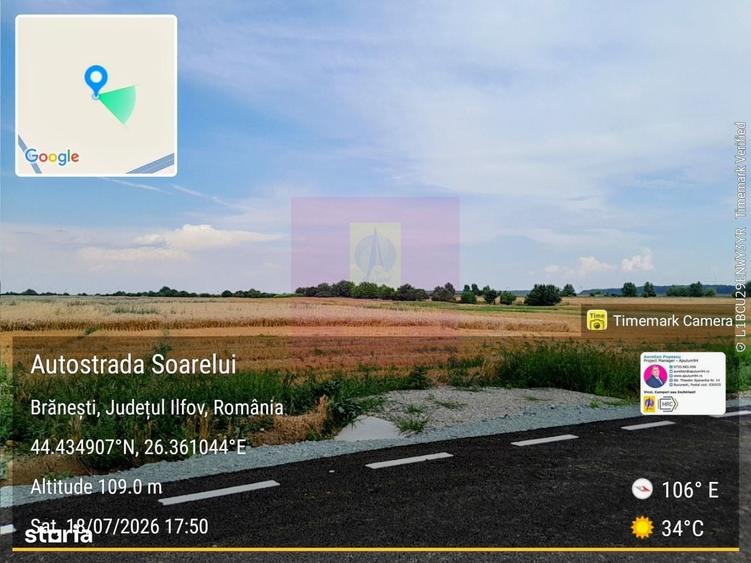 Branesti - teren 13k mp langa autostrada A2 - 3