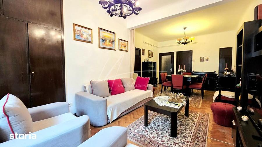 Apartament cu 2 camere decomandat, mobilat în Cișmigiu