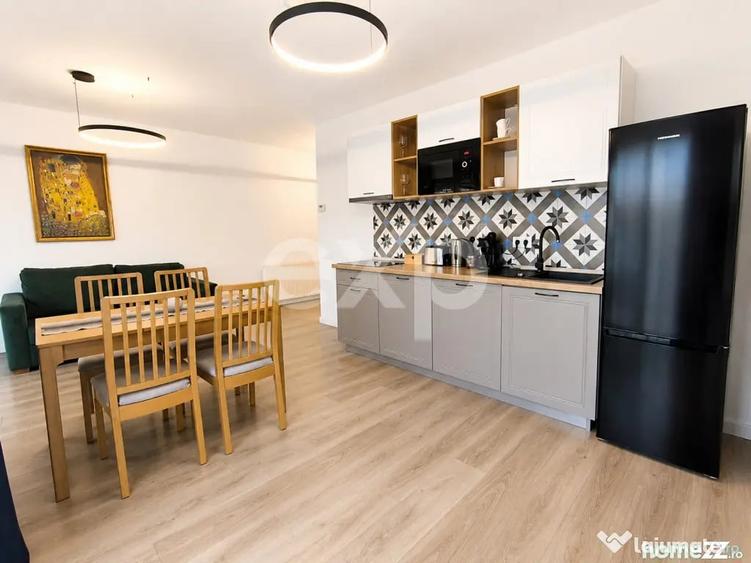 Apartament cu 2 camere semidecomandat în Borhanci