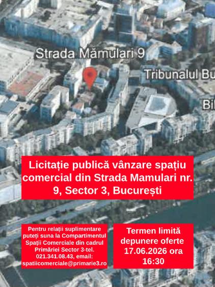 Spațiu comercial, de 20 mp, în Unirii
