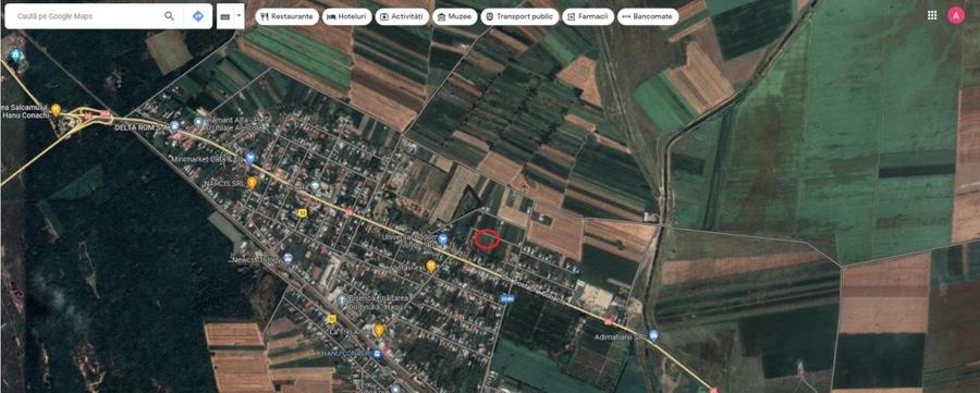Teren Construcții intravilan de 1800 mp, în Hanu Conachi