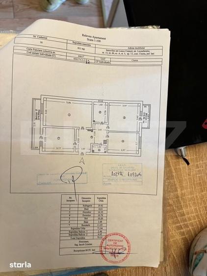 Apartament cu 3 camere decomandat în Ciurea