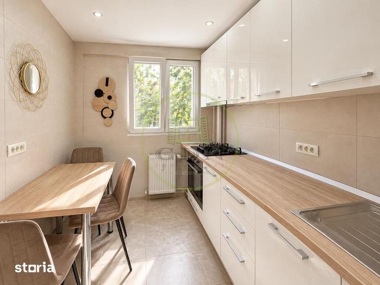 Apartament cu 2 camere semidecomandat, mobilat în Colentina