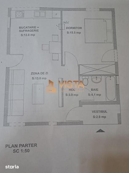 Casă cu 2 camere cu Teren 864 Mp în Bod
