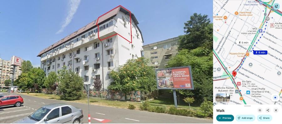 Proprietar, Duplex 2 camere, 2 băi, 700m metrou Aparatori, Pod 14mp, Centrala - 1