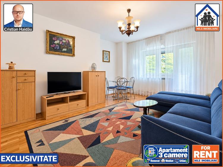 Apartament cu 3 camere decomandat în Unirii