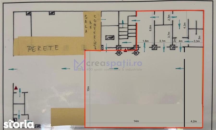 Spatiu birouri, medical, sport, de la 150mp la 302mp, zona Rompetrol C - 20