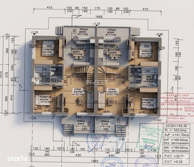 Casă cu 3 camere cu Teren 260 Mp în Valea Lupului