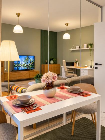 Apartament cu 2 camere decomandat, mobilat în Bucureștii Noi
