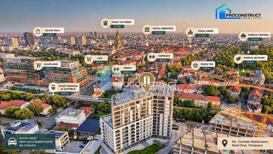 Apartament cu 2 camere decomandat, mobilat în Circumvalațiunii