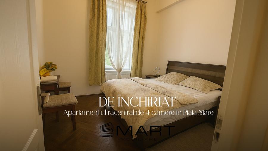 Apartament cu 4 camere, mobilat în Ultracentral