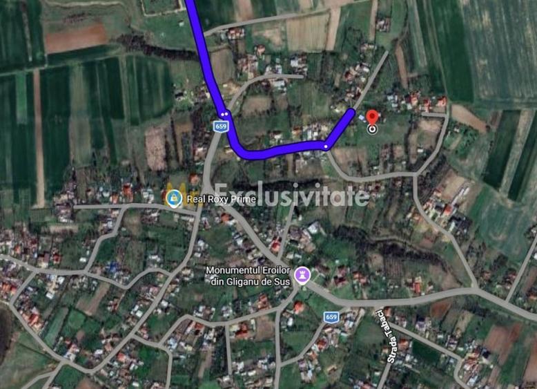 Teren de 6500 mp, în Rociu