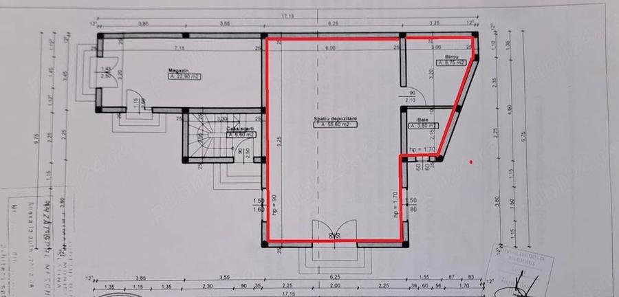 Spa?iu comercial de inchiriat, parter, 68mp, gata de utilizare - 2