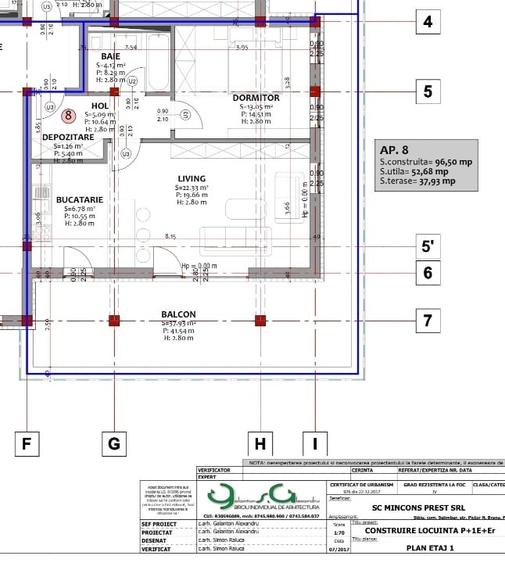 Apartament cu 2 camere decomandat, mobilat în Șelimbăr