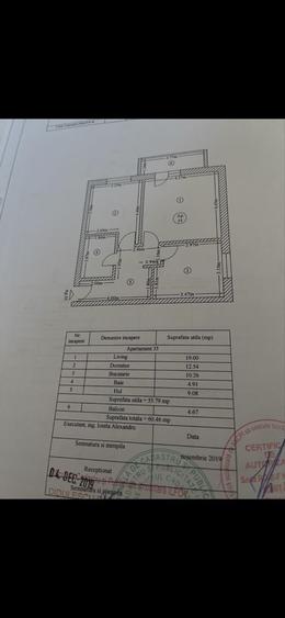 Apartament cu 2 camere în Tunari