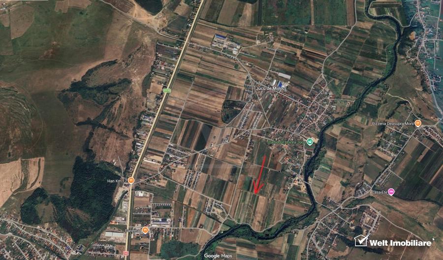 Teren agricol extravilan de 10000 mp, în Jucu de Mijloc