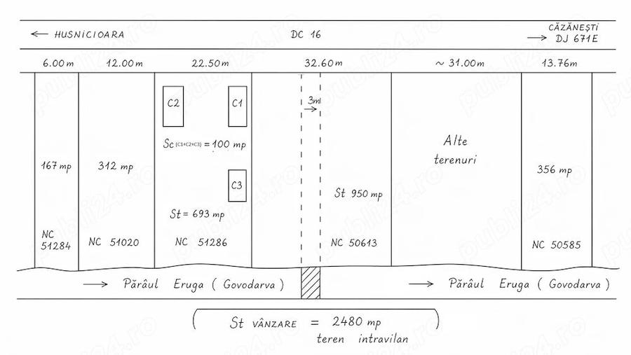 Casă cu Teren 2480 Mp în Păltinișu