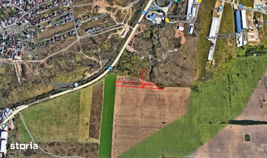 Teren de 4400 mp, în Glina