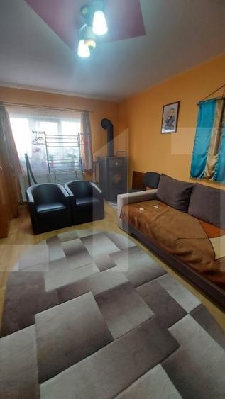 Apartament cu 2 camere semidecomandat, mobilat în Ozun