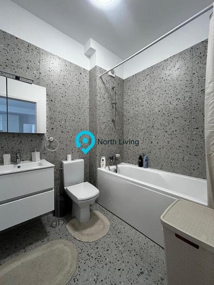 Apartament cu 3 camere semidecomandat, mobilat în Tunari
