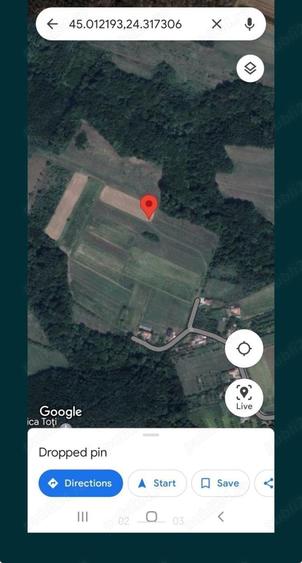 Teren de 2500 mp, în Bercioiu