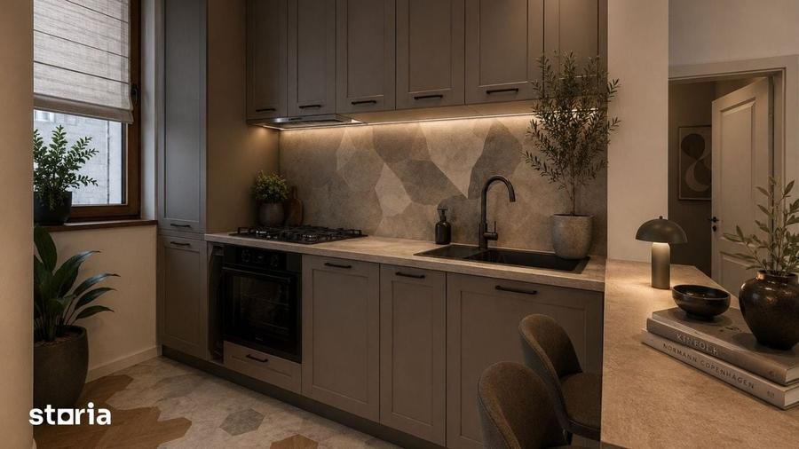 Apartament cu 3 camere semidecomandat, mobilat în Aviatorilor