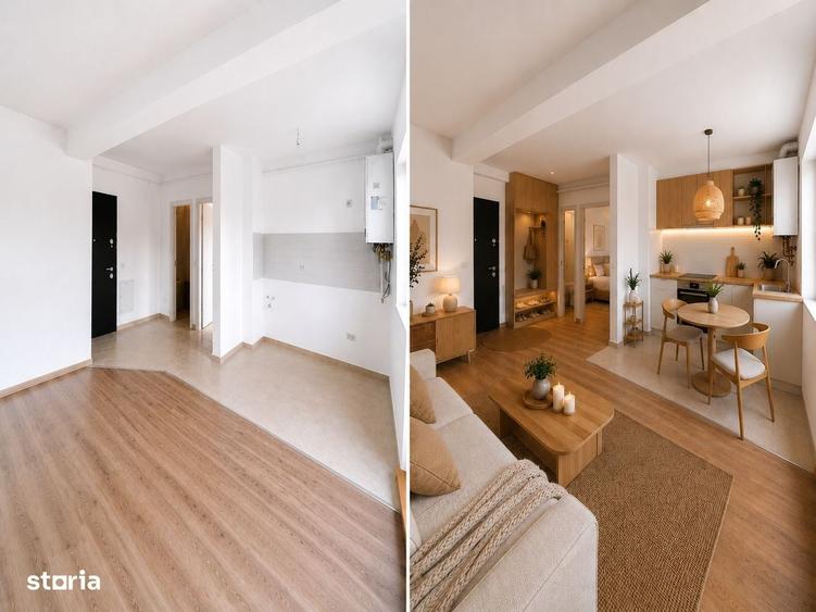 Apartament cu 2 camere decomandat în Lunca Cetățuii
