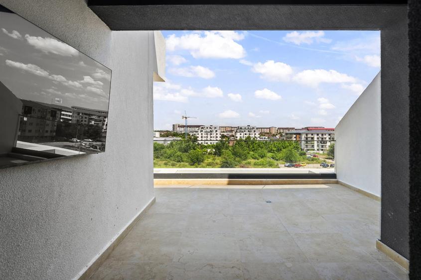 Penthouse cu 3 camere decomandat în Bragadiru